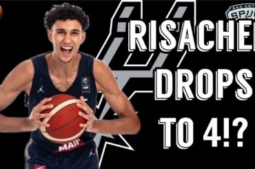 Risacher MAY DROP to 4!? Sarr WON'T WORK OUT! San Antonio Spurs News