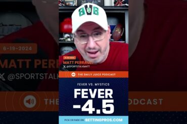 Pick of the Day: FREE #WNBA Pick for Fever vs. Mystics (BettingPros #shorts #basketball #betting)