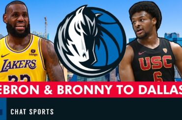 Marc Stein Report: Mavericks Drafting Bronny James At No. 58? Sign LeBron In 2024 NBA Free Agency?