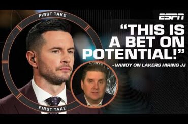 This is a bet on POTENTIAL! - Brian Windhorst on Lakers hiring JJ Redick | First Take