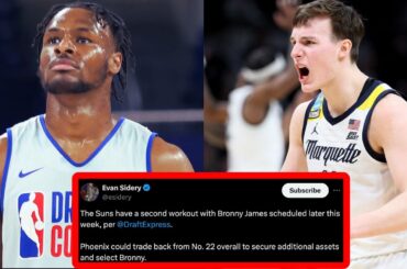 Bronny James To Have Second Pre-Draft Workout With The Phoenix Suns And MORE!