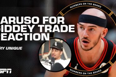 REACTING to Alex Caruso for Josh Giddey trade 🤝 UNIQUE trade in today's NBA | Numbers on the Board