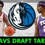 Dallas Mavericks Draft Targets At Pick No. 58 Ft. Bronny James & Emanuel Miller | NBA Draft Rumors