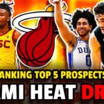 Ranking TOP 5 Miami Heat Draft Prospects | 2024 NBA Draft