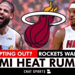 Miami Heat News: Caleb Martin DECLINING Player Option + Rockets WANT Jimmy Butler?