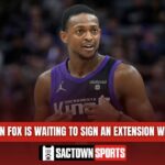This is why De'Aaron Fox will wait to sign his extension with the Sacramento Kings