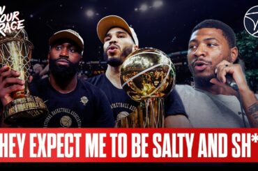 Is Marcus Smart salty and bitter after watching the Boston Celtics win a championship 👀