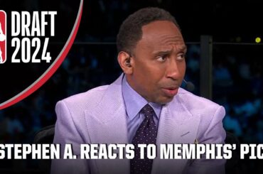 Stephen A. Smith explains why Zach Edey is a good pick for Grizzlies at No. 9 | 2024 NBA Draft