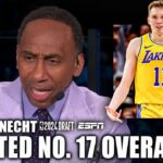 Stephen A. reacts to Dalton Knecht getting drafted by the Lakers: 'LA needed a shooter!' | NBA Draft