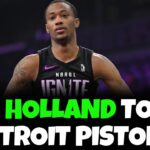 Reacting To The Detroit Pistons Selecting Ron Holland With The 5th Overall Pick