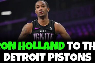 Reacting To The Detroit Pistons Selecting Ron Holland With The 5th Overall Pick