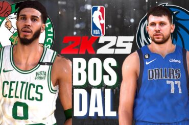 CELTICS vs MAVERICKS | NBA 2K25 ULTRA REALISTIC | CONCEPT GRAPHICS GAMEPLAY | K4RL