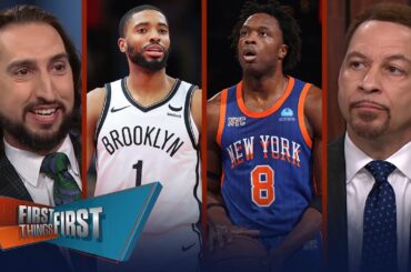 Knicks acquire Mikal Bridges & re-sign OG Anunoby to 5yr, $212M deal | NBA | FIRST THINGS FIRST