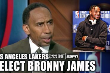 ‘I DON’T WANT TO HEAR IT!’ 😤 - Stephen A. on Bronny James nepotism criticism | NBA on ESPN