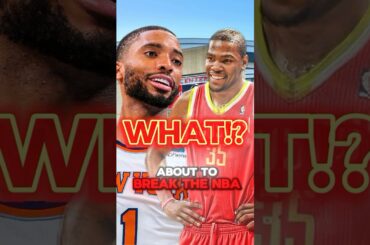THEY’RE ABOUT TO BREAK THE NBA 🤯💣🚨