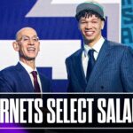 HORNETS take TIDJANE SALAUN with 6th overall pick | 2024 NBA Draft | Yahoo Sports