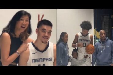 Memphis Grizzlies welcomed Zach Edey, Jaylen Wells and Cam Spencer to the team!!