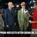 Reed Sheppard thanks his parents for supporting him after being drafted No. 3 overall | NBA on ESPN
