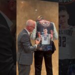 The reversible jacket is Dan Hurley approved! #NBADraft #DonovanClingan #Basketball #NBA