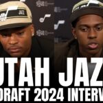 Cody Williams & Isaiah Collier React to Being Drafted by Utah Jazz in 1st Round of 2024 NBA Draft