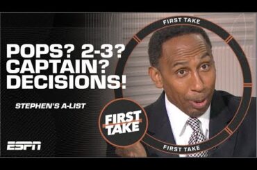 Stephen’s A-List: What is Bronny going to call LeBron? POPS?! | First Take