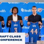 2024 Draft Class Full Press Conference + Interviews | Nikola Topić, Dillon Jones and Ajay Mitchell
