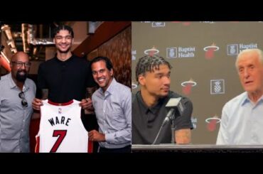 Miami Heat welcomed Kel'el Ware to the team!!