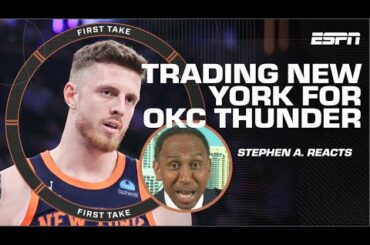 Stephen A. Smith’s INITIAL REACTION to Isaiah Hartenstein’s move to the Thunder 🍿 | First Take