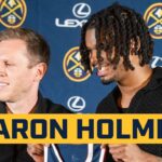 DaRon Holmes Introduced to Denver Nuggets Media, NBA Free Agency Day 2 | DNVR Nuggets Podcast