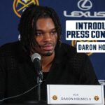 DaRon Holmes II Nuggets Introductory Press Conference 🎙