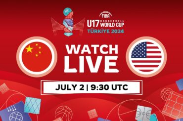 Group Phase | China v USA | Full Basketball Game | FIBA U17 Basketball World Cup 2024