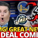 WEB BOMB! BIG NEGOTIATION BETWEEN SPURS AND UTAH JAZZ, WARRIORS IN THE WAY!  SAN ANTONIO SPURS NEWS