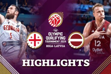 Georgia 🇬🇪 vs Latvia 🇱🇻 | Highlights | FIBA OQT 2024 Latvia