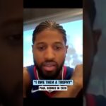 Paul George after signing an extension with the Clippers in 2020 😬 (via TomerAzarly/X)