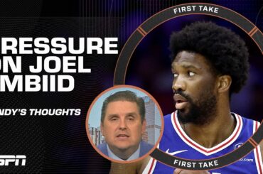 The pressure is on Joel Embiid to CONTEND, but not to win the title - Brian Windhorst | First Take
