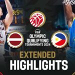 Latvia 🇱🇻 vs Philippines 🇵🇭 | Extended Highlights | FIBA OQT 2024 Latvia