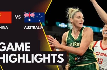 CHINA VS AUSTRALIA | Basketball Friendly Game | Full Highlights | July 5,2024