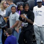 DeMar DeRozan arrives in Sacramento to a standing ovation by Kings fans