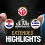 Final: Croatia 🇭🇷 vs Greece 🇬🇷 | Extended Highlights | FIBA OQT 2024 Greece
