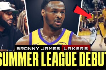Bronny James Consistent sa DEBUT sa Summer League! Knecht naglaro na din! Lakers Rookies Debut