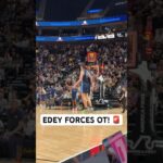 Zach Edey forces OT with 0.2 seconds left! 🔥 | #Shorts