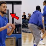 Klay Thompson Official First Practice in Dallas Mavericks!