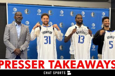 Dallas Mavericks News: Klay Thompson Press Conference Takeaways Ft. Luka Doncic & Kyrie Irving