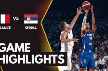 FRANCE VS SERBIA｜Basketball Friendly Game｜Full Highlights｜July 12, 2024