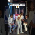 Emirates NBA Cup East Group Reveal! 😤🏆|#Shorts