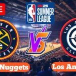 🔴LIVE : Los Angeles Clippers vs Denver Nuggets | NBA Summer League 2024 | Basketball Live Score |