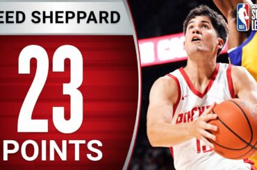 No. 3 Overall Pick Reed Sheppard Drops 23 PTS In His Summer League Debut!