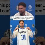 Klay Thompson sets the record straight 🍿 (via BallySportsSW, noahweber00/X) #shorts