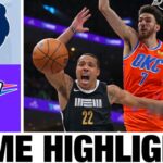 Oklahoma City Thunder vs Memphis Grizzlies FULL GAME Highlights | 2024 NBA Summer League