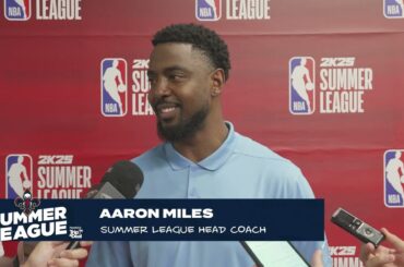 Aaron Miles Recaps Game 1 vs. Timberwolves | 2024 NBA Summer League Postgame